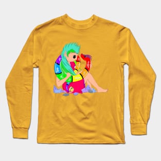 Citrine Crystal Fairy Long Sleeve T-Shirt